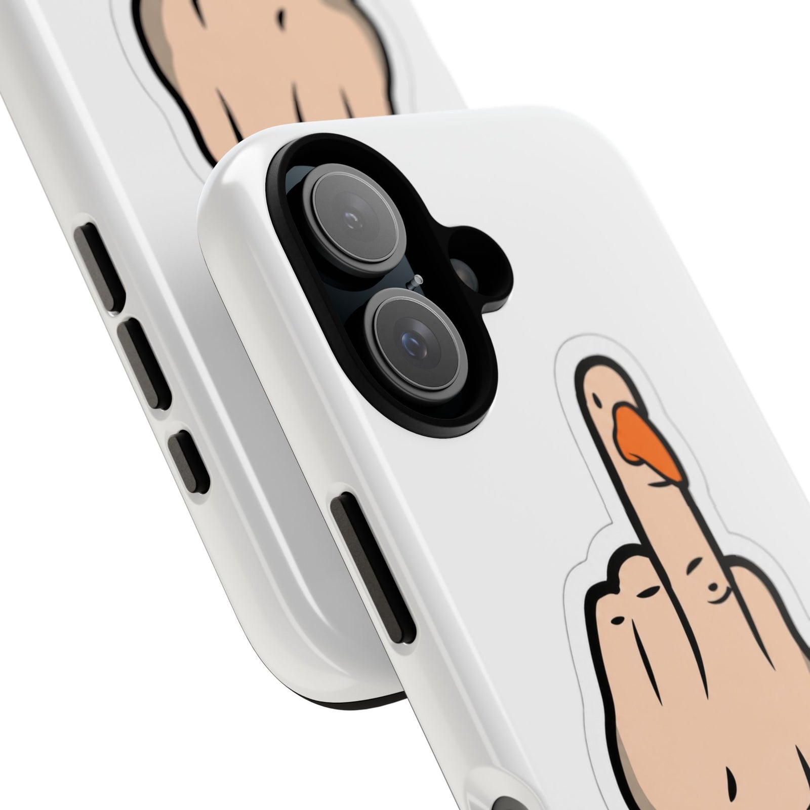 Phone Case — Humorous 'Duck You' Middle Finger Duck Design