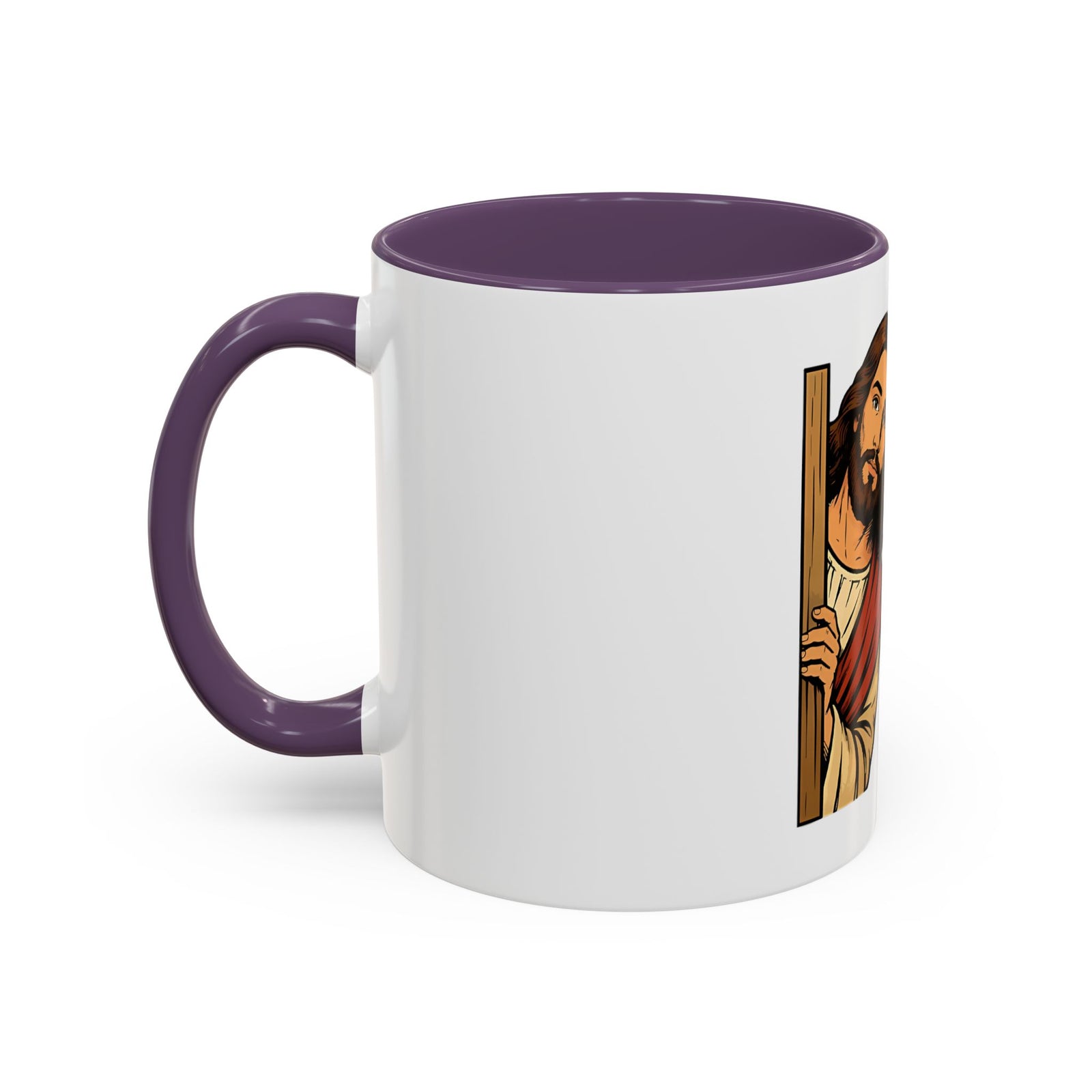 I Saw That Jesus Accent Coffee Mug — Funny Religious Christian Coffee Cup (11/15 oz)