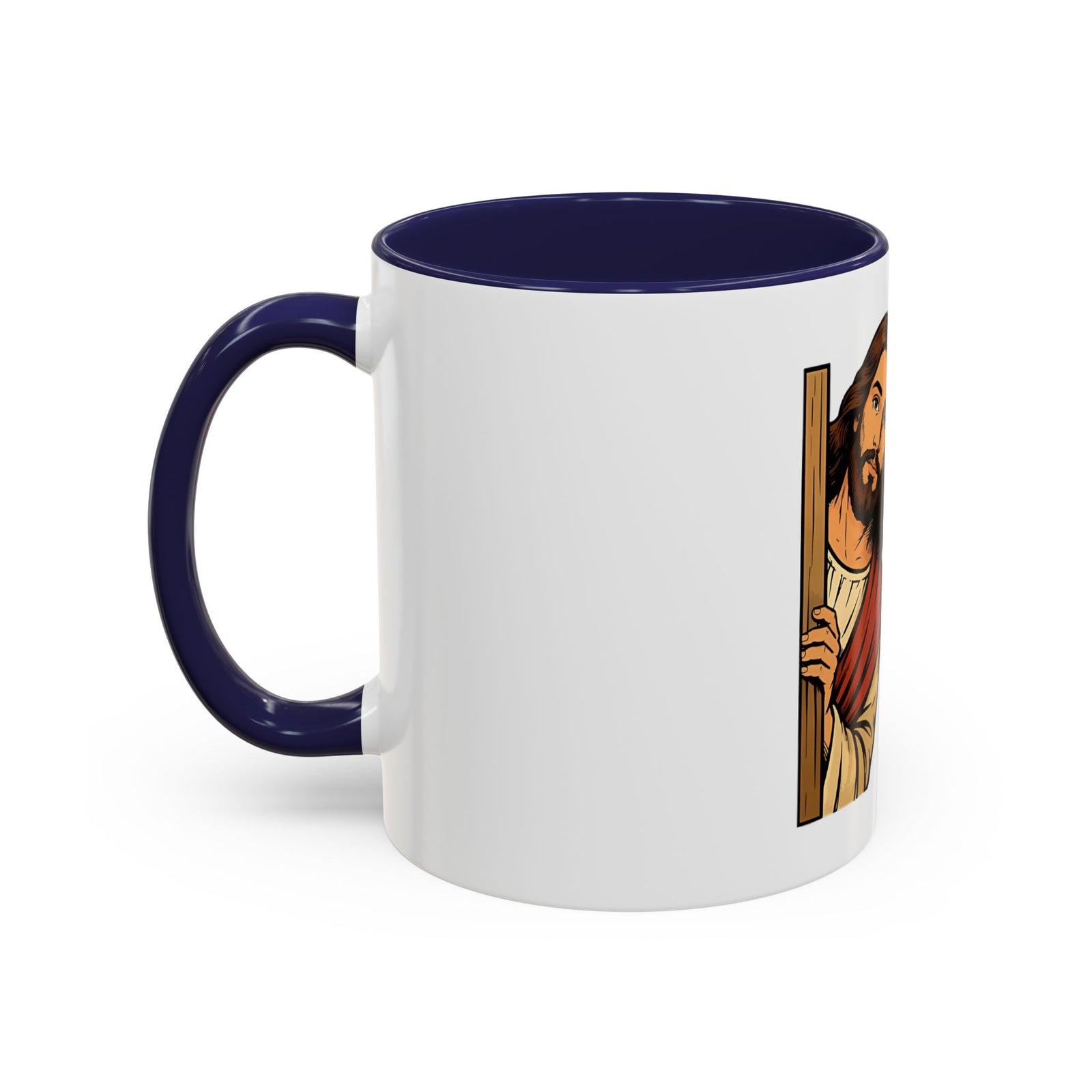 I Saw That Jesus Accent Coffee Mug — Funny Religious Christian Coffee Cup (11/15 oz)