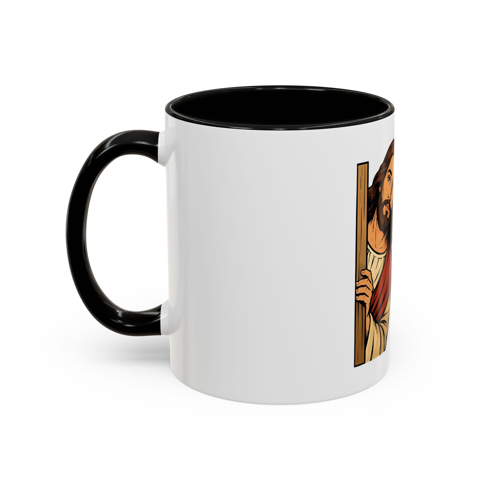 I Saw That Jesus Accent Coffee Mug — Funny Religious Christian Coffee Cup (11/15 oz)