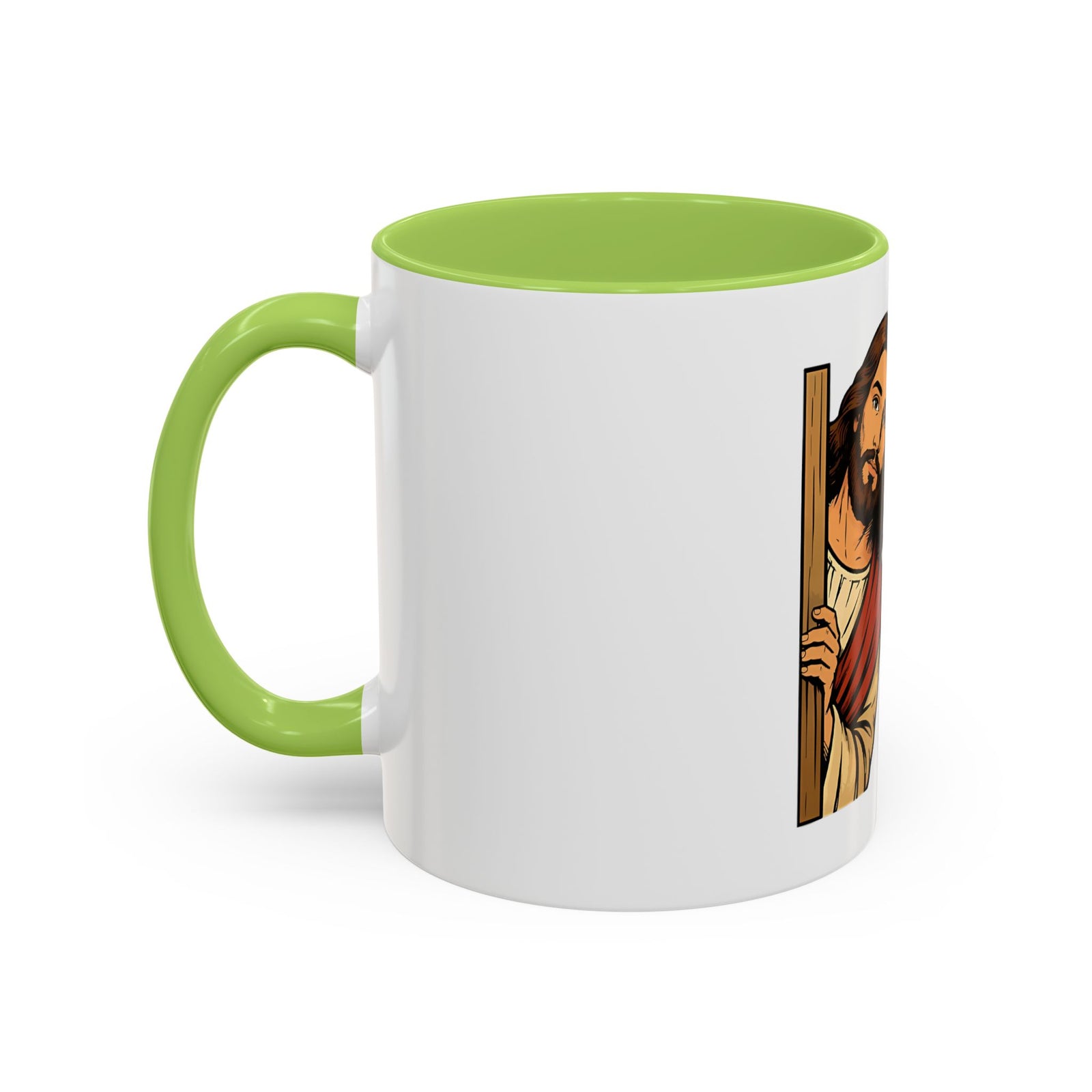 I Saw That Jesus Accent Coffee Mug — Funny Religious Christian Coffee Cup (11/15 oz)