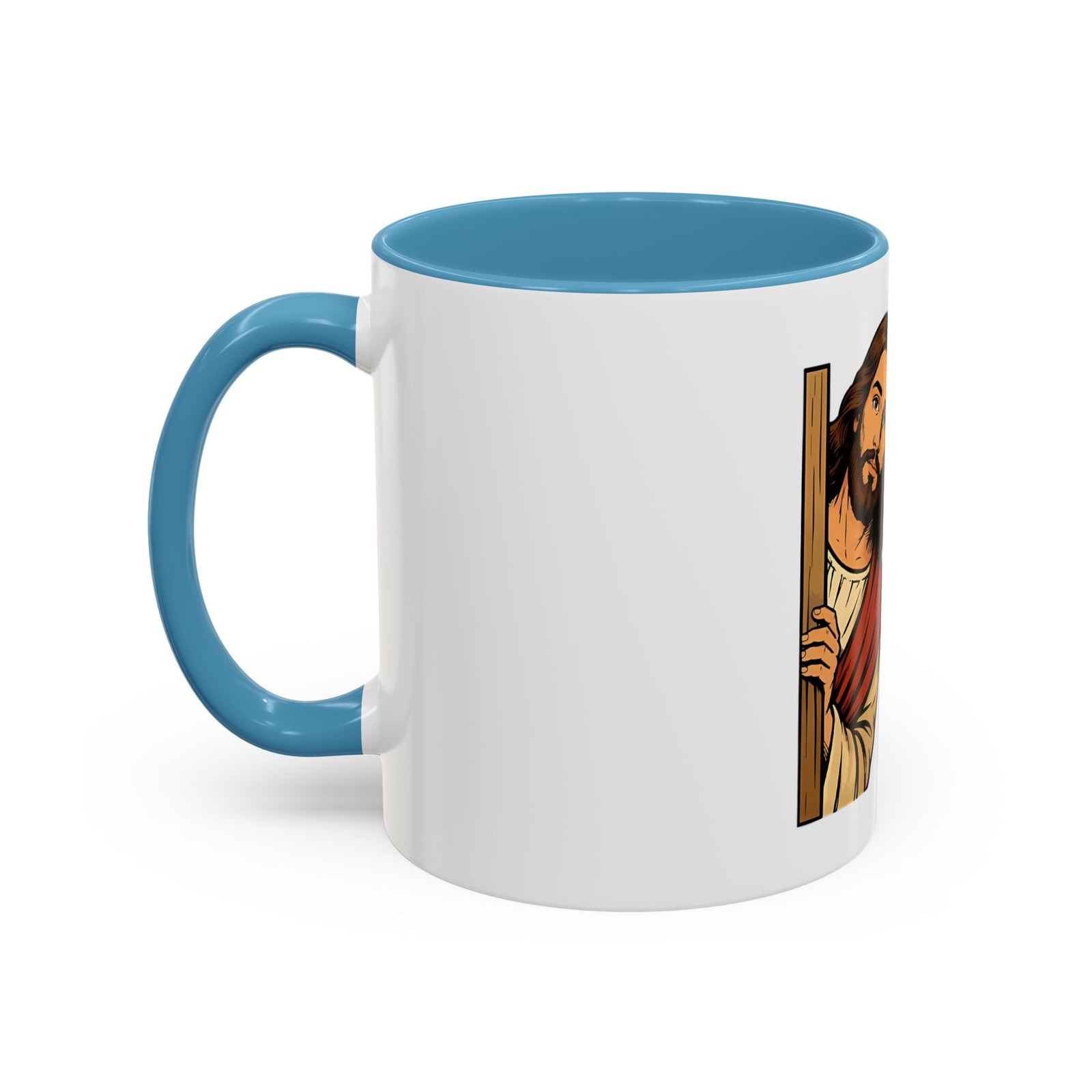 I Saw That Jesus Accent Coffee Mug — Funny Religious Christian Coffee Cup (11/15 oz)