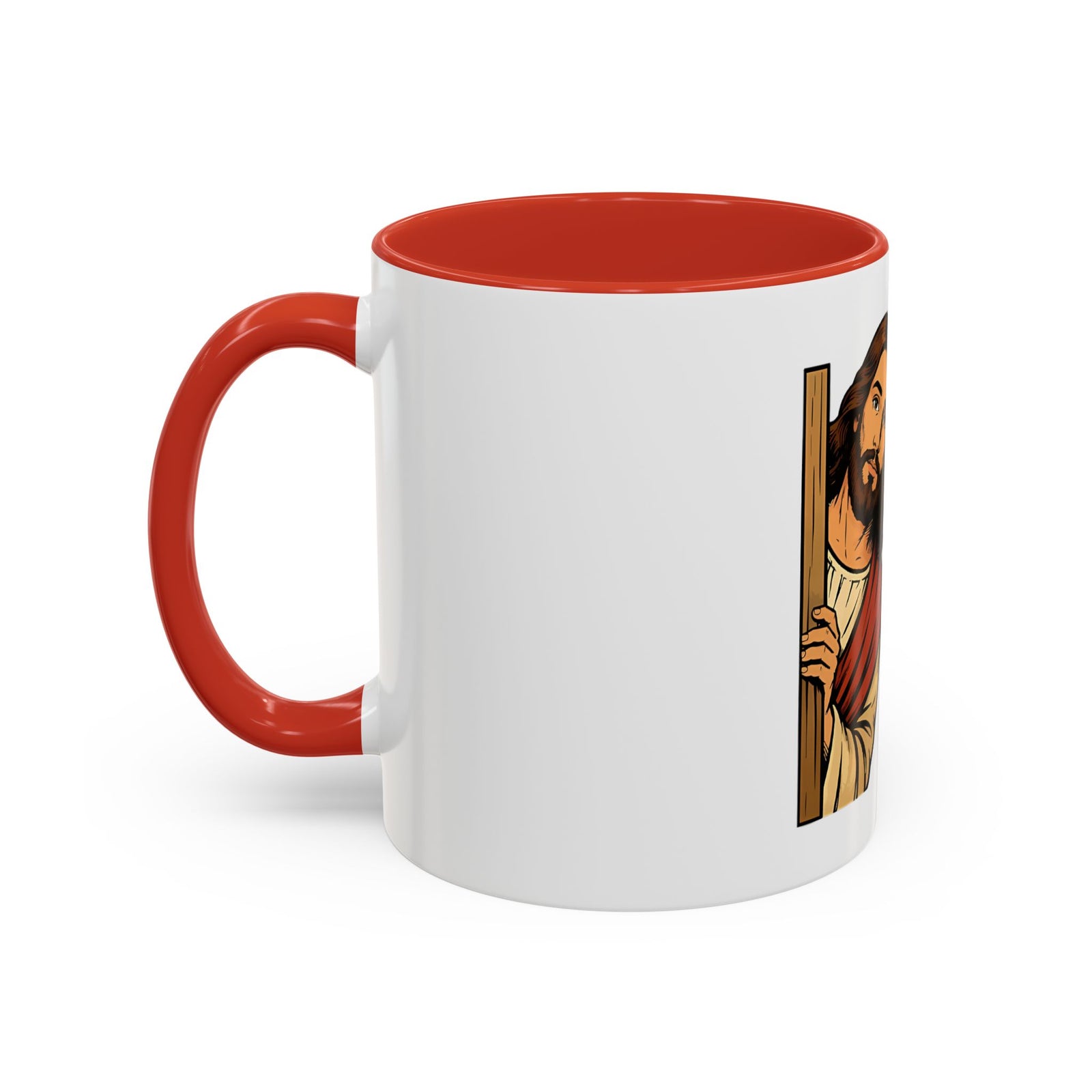 I Saw That Jesus Accent Coffee Mug — Funny Religious Christian Coffee Cup (11/15 oz)