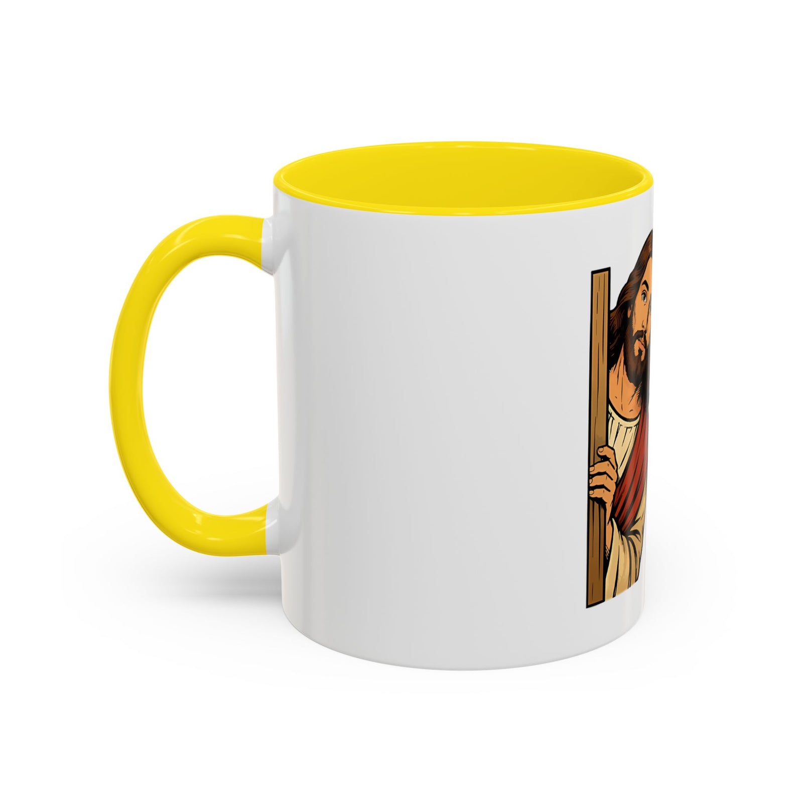 I Saw That Jesus Accent Coffee Mug — Funny Religious Christian Coffee Cup (11/15 oz)